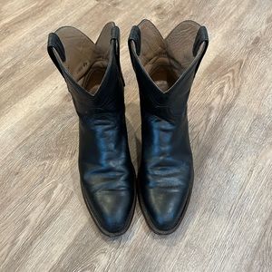 Tecova Size 9 Penny Boot Black Calfskin Leather